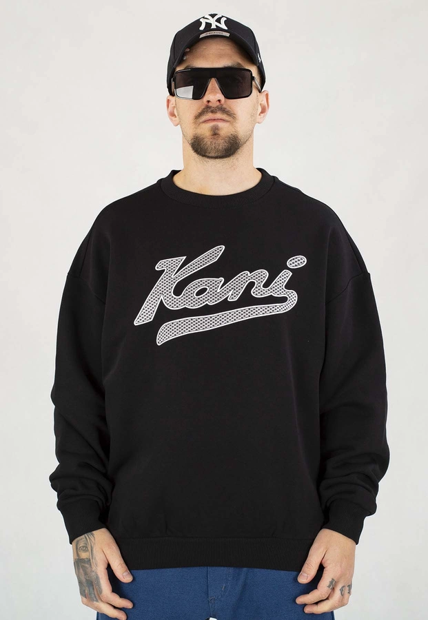 Bluza Karl Kani Bez Kaptura Versity Palm OS PD00005661 czarna