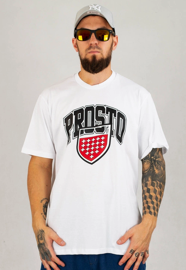 T-shirt Prosto Unipro biały