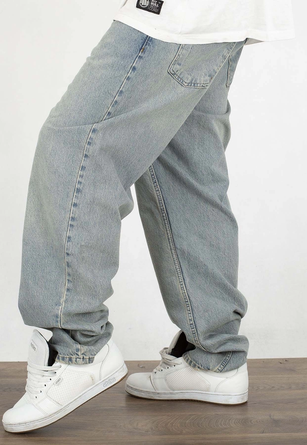 Spodnie I8 Denim BAG63 Baggy light blue milk brown