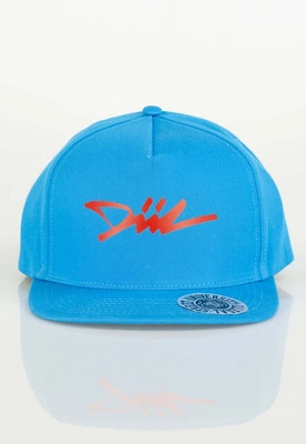 Czapka Snapback Diil Tag turkusowo czerwona