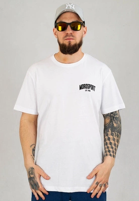 T-shirt Moro Sport Mini University biało czarny