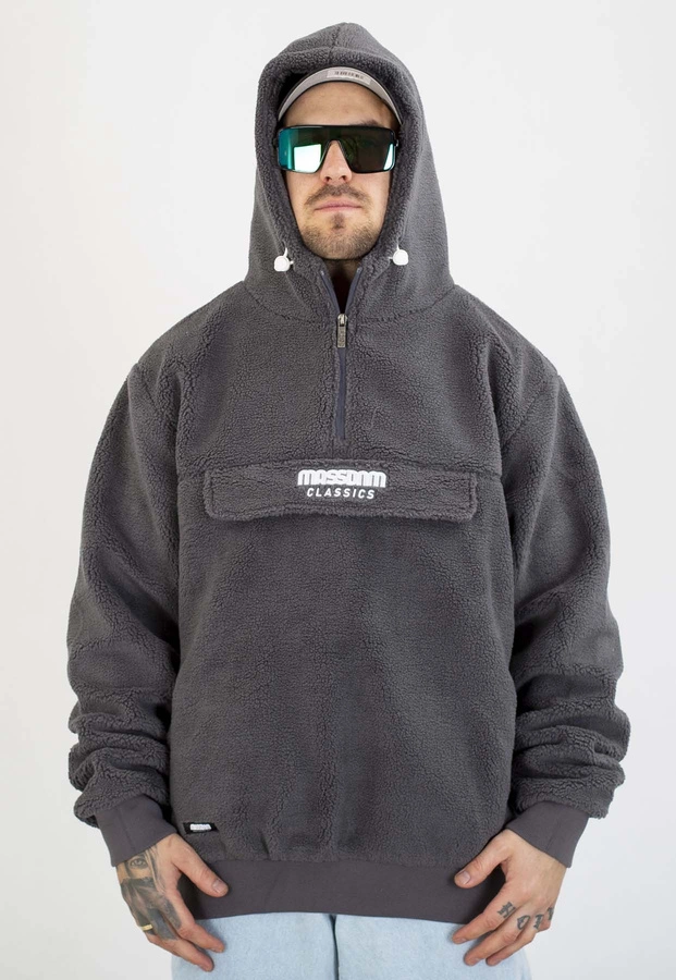 Kurtka Mass Z Kapturem Zimowa Frontside 2.0 szara
