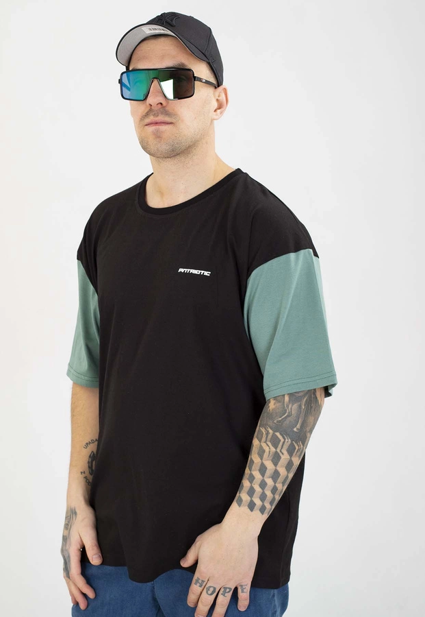 T-shirt Patriotic Baggy Solid Punch czarny