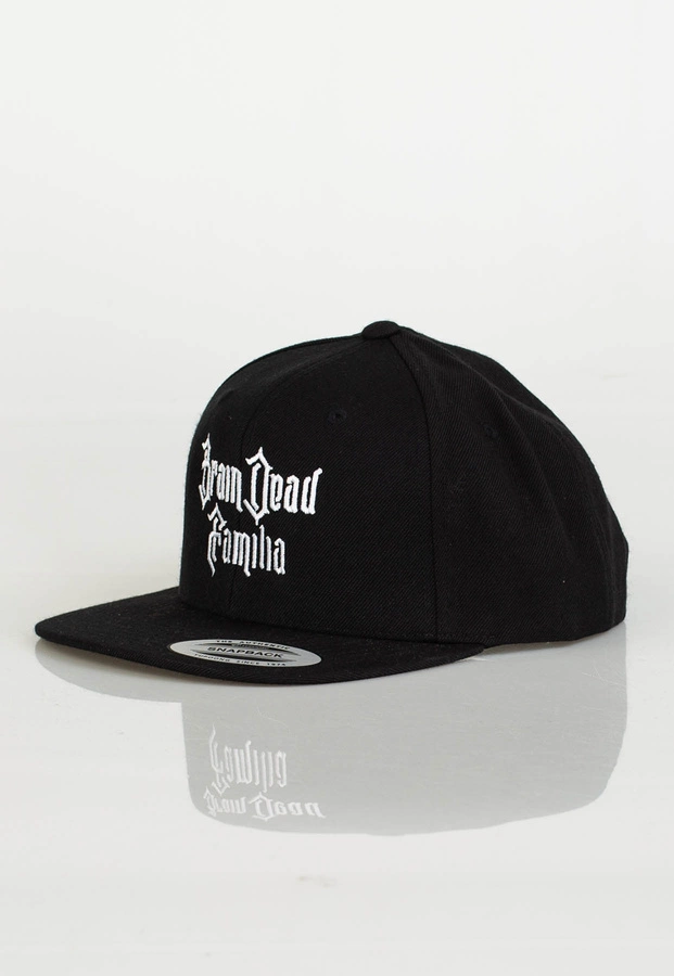 Czapka Snapback Brain Dead Familia Kat czarny