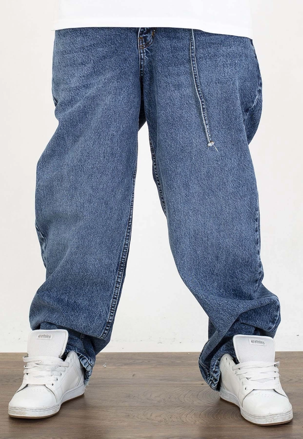 Spodnie I8 Denim BAG80 Baggy medium blue