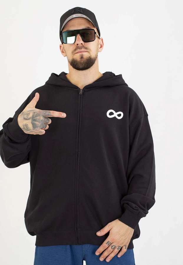 Bluza Prosto Z kapturem ZIP Infinity czarna