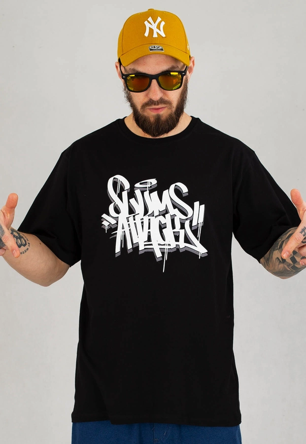T-shirt RPS Rysiu Peja Solufka Slums Attack Tag czarny