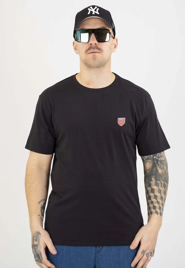 T-shirt Prosto Slim Shield black