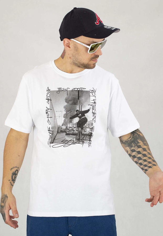 T-Shirt SSG Skate biały