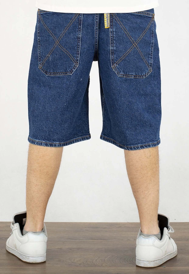 Spodenki Homeboy X_Tra Baggy Washed Blue