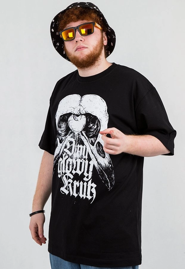 T-shirt Brain Dead Familia Dwugłowy Kruk czarny