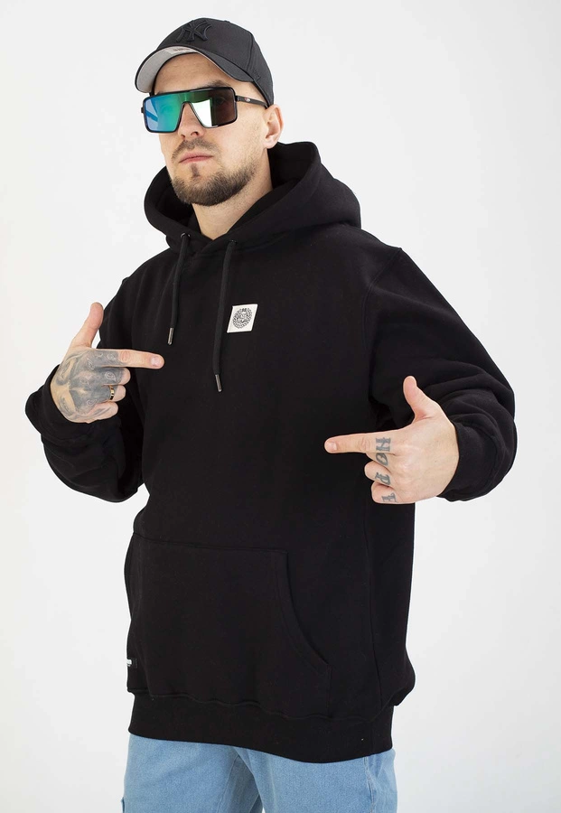 Bluza Mass Z Kapturem Patch czarna