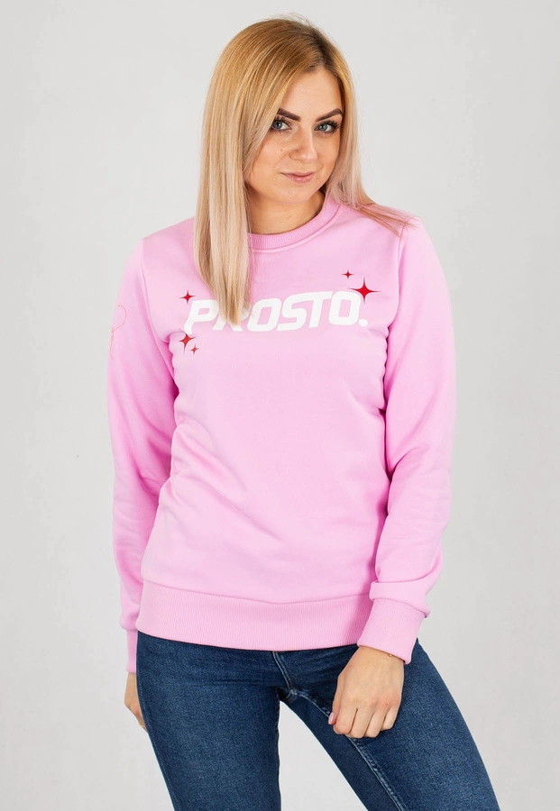 Bluza Prosto Glitt różowa