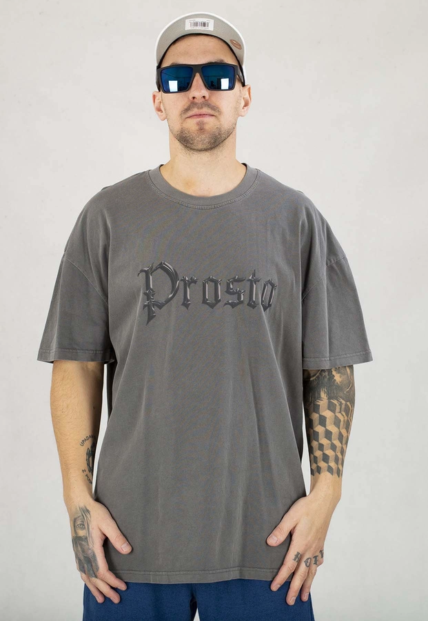 T-shirt Prosto Groud Washed czarny