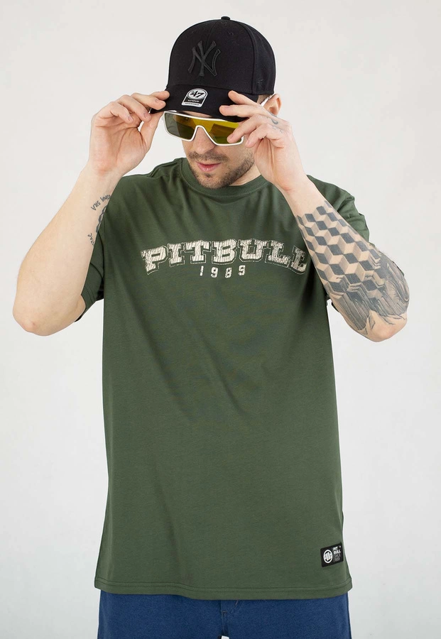 T-shirt Pit Bull Born 170 In 1989 grassy green 