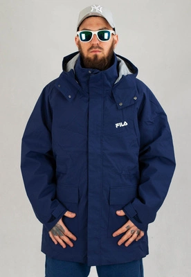 Kurtka Fila Parka Tanvald FAM0195 niebieska