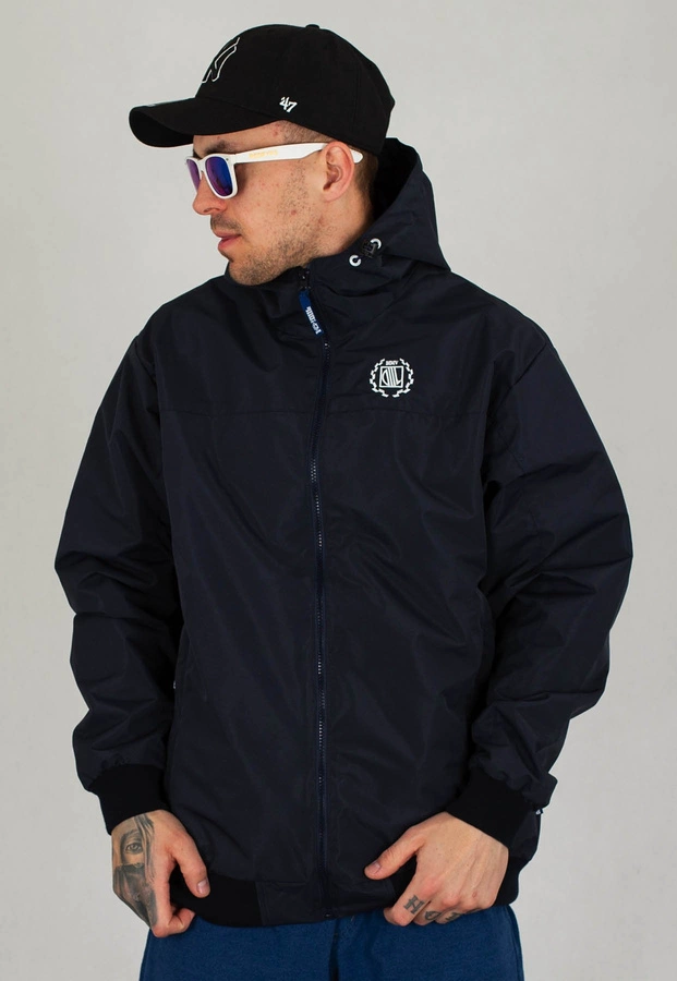 Kurtka Diil Zip Laur granatowa