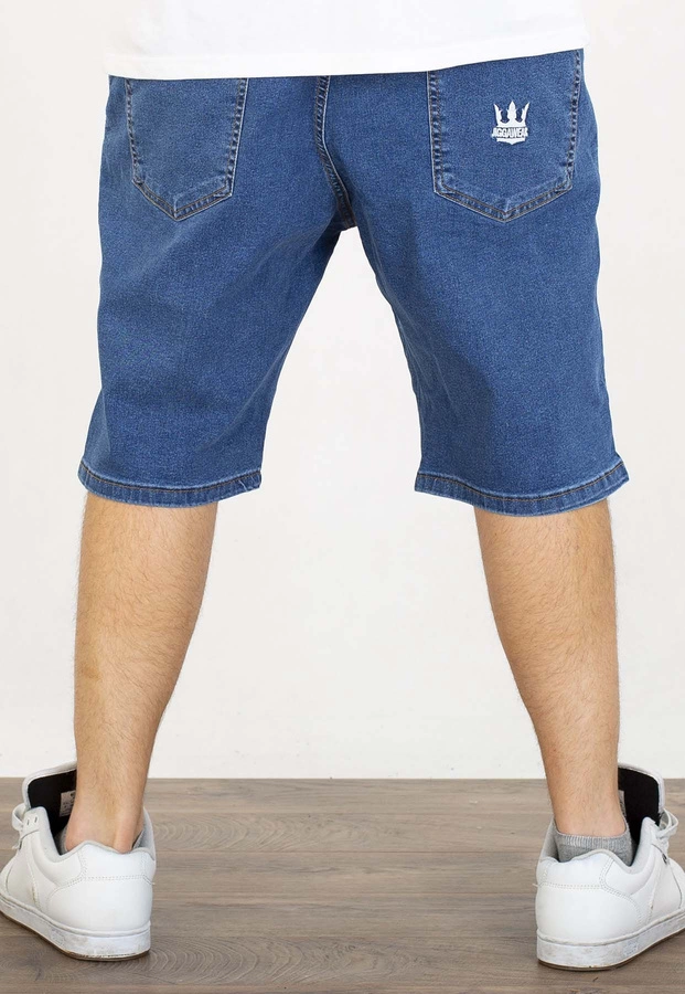 Spodenki Jigga Wear Baggy Crown Dark Blue White