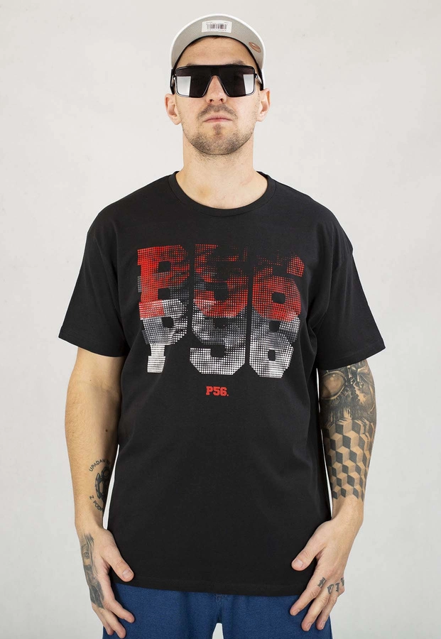 T-shirt Dudek P56 Shadow czarny