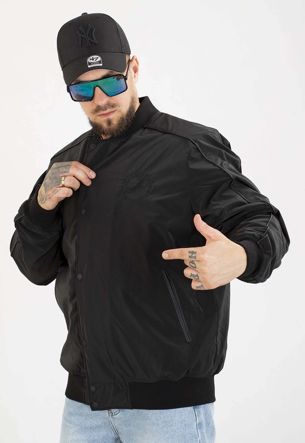 Kurtka Pit Bull Przejściowa Manolito Baseball black black