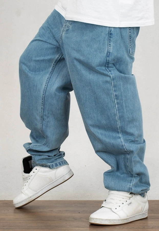 Spodnie Mass Jeans Baggy Fit Plan light blue