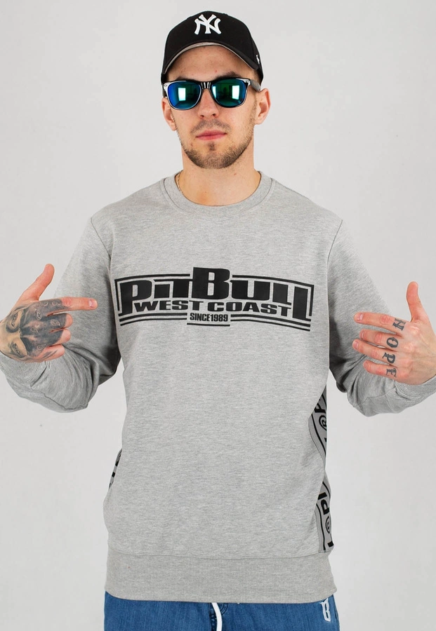 Bluza Pit Bull F. Terry Boxing szara