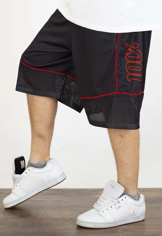 Spodenki Stoprocent Sport100 Red czarne