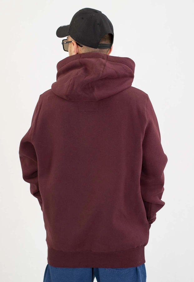 Bluza Pit Bull Z Kapturem Norton dark burgundy