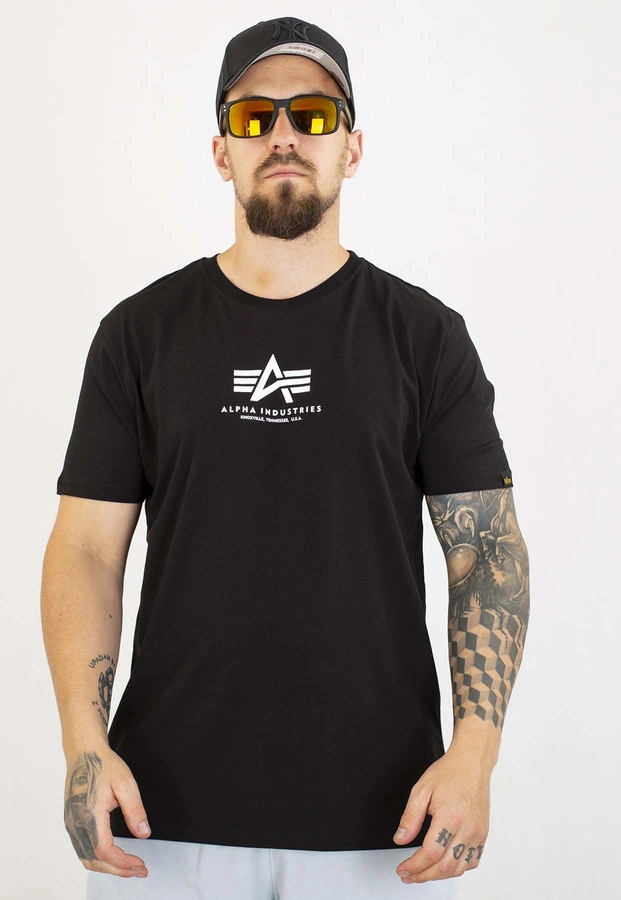 T-shirt Alpha Industries Basic T ML 118533 czarny