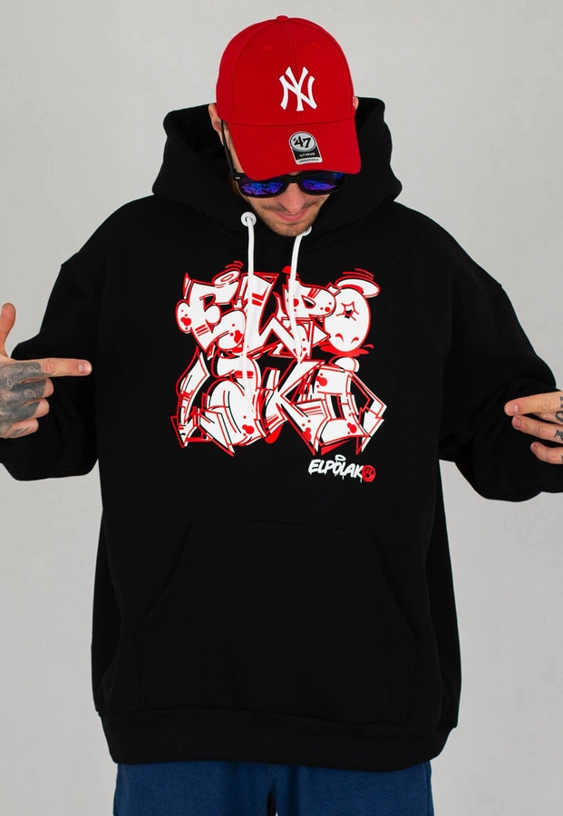 Bluza El Polako Baggy Graffiti czarna