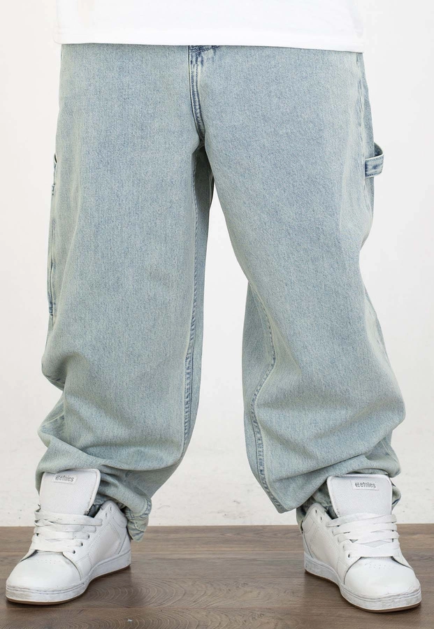 Spodnie Mass Jeans Extra Baggy Fit Wall light blue