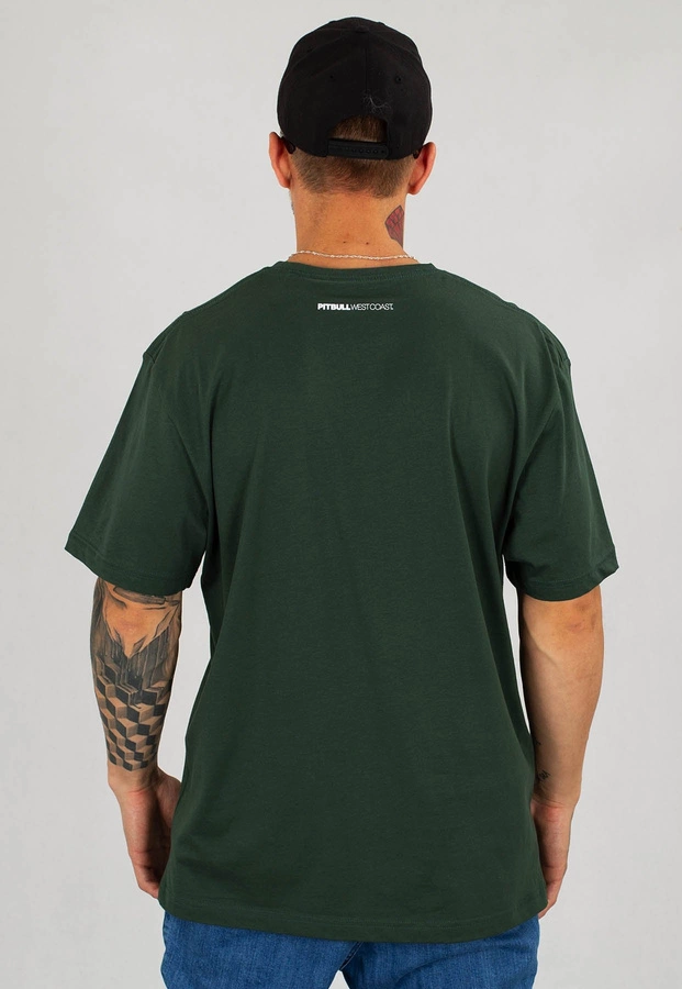 T-shirt Pit Bull Small Logo zielony