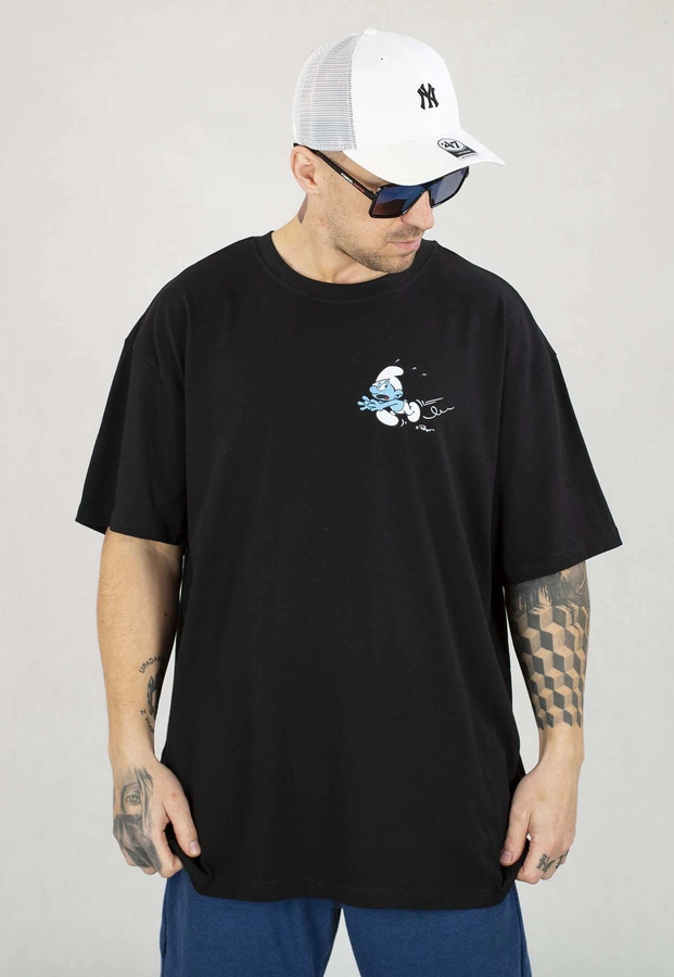 T-shirt Smerfy Baggy Rush czarny