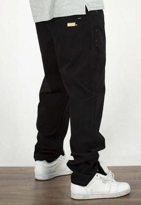 Spodnie Mass Pants Box Relax Fit black