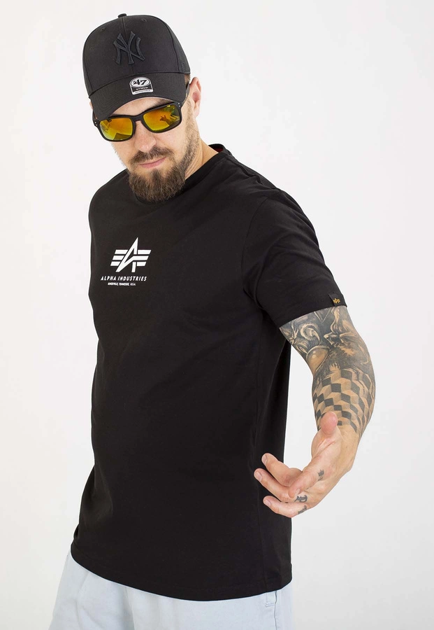 T-shirt Alpha Industries Basic T ML 118533 czarny