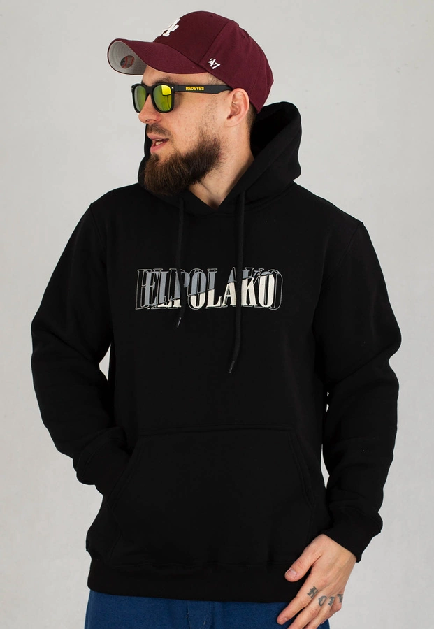 Bluza El Polako Hoodie Double Layer czarna