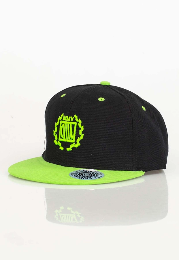Czapka Snapback Diil Laur czarno zielona