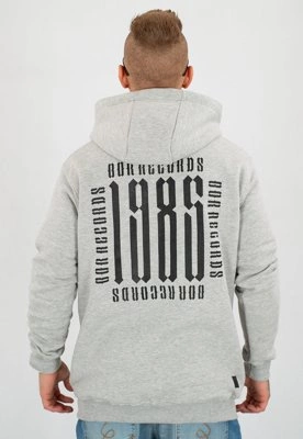 Bluza B.O.R. Biuro Ochrony Rapu Records szara