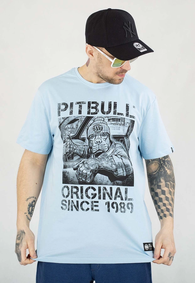 T-shirt Pit Bull 170 Drive light blue