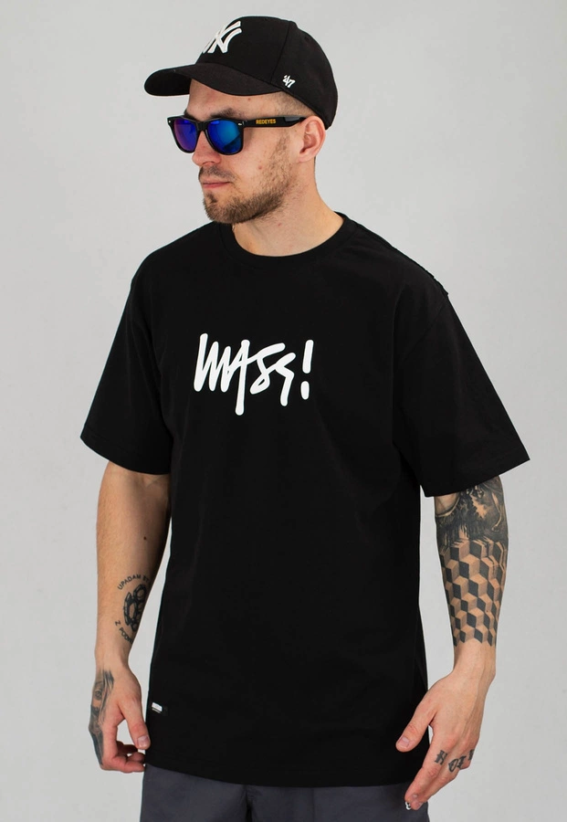 T-shirt Mass Signature Medium Logo czarny