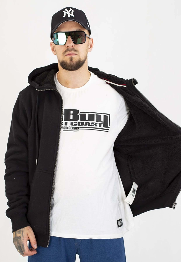 Bluza Pit Bull Z Kapturem ZIP Ruffin Detroit black black
