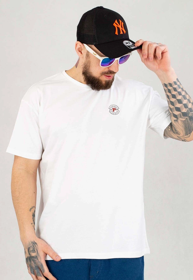 T-shirt Patriotic College Basic biały
