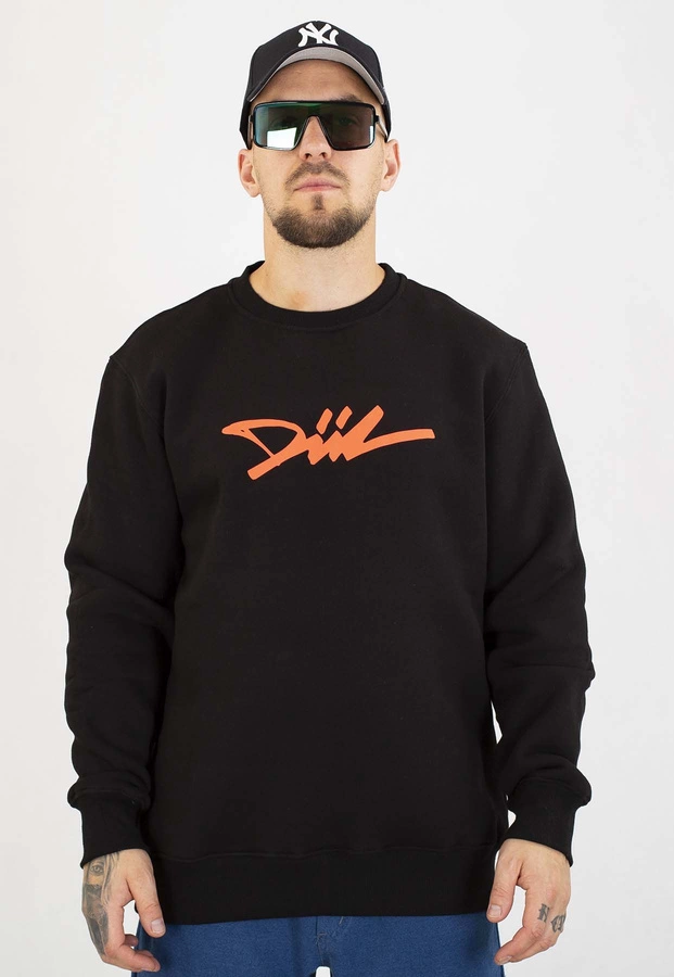 Bluza Diil Bez Kaptura Odblask czarna