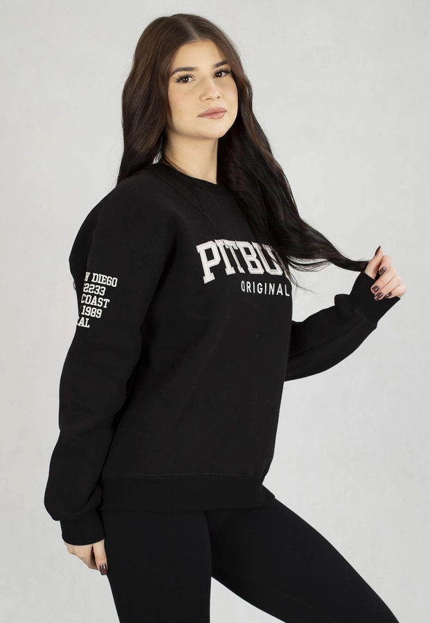 Bluza Pit Bull Bez Kaptura Oversize Tyrian czarna