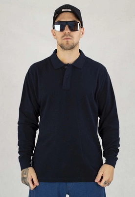 Longsleeve Polo Niemaloga 210 granatowy
