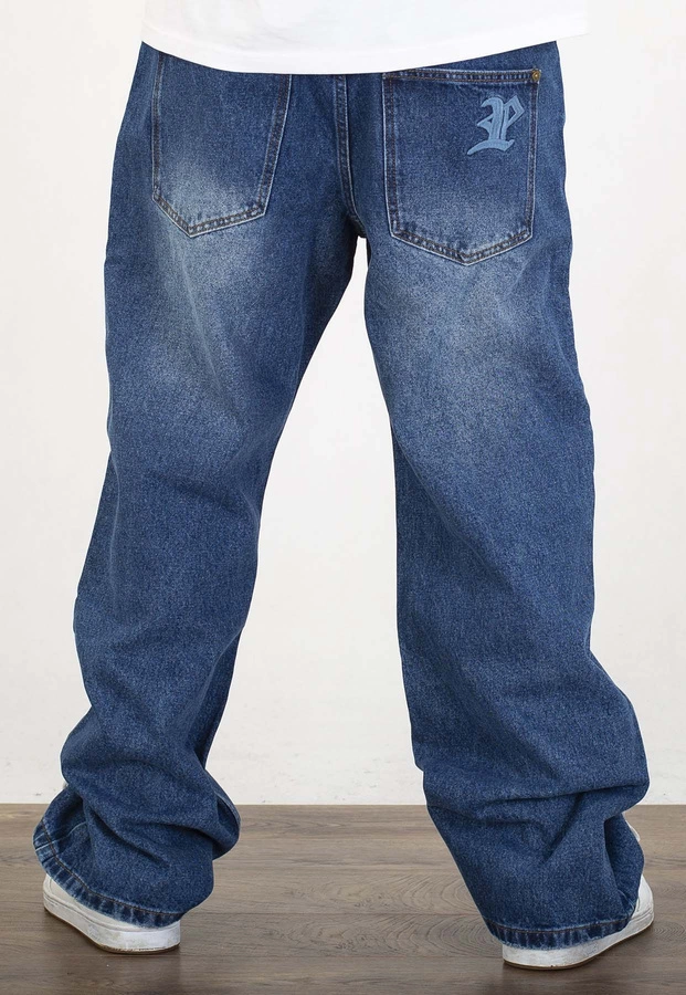 Spodnie Prosto Baggy Termac niebieskie