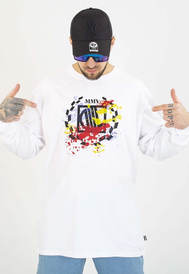 Longsleeve Diil Splash biały