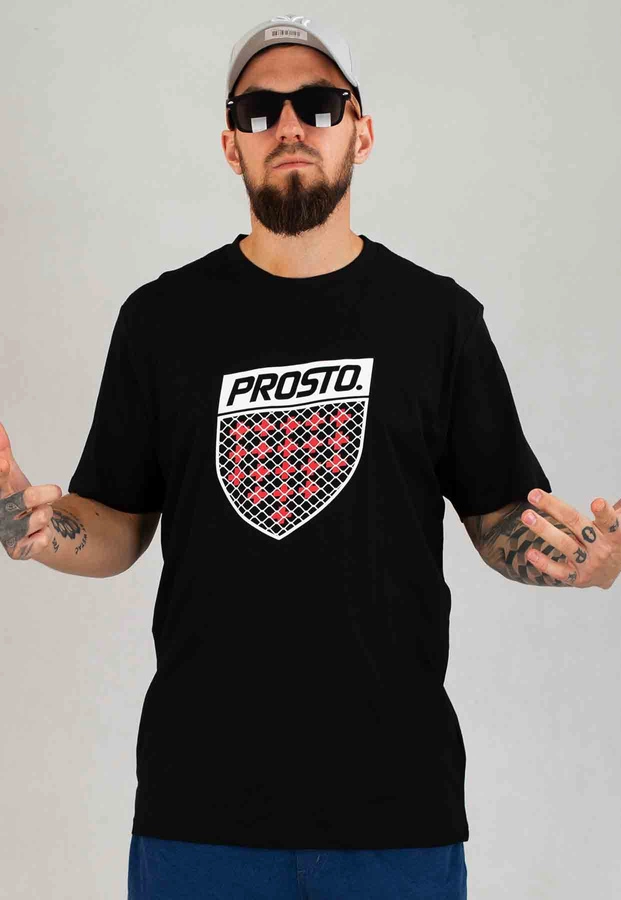 T-shirt Prosto Tripad czarny