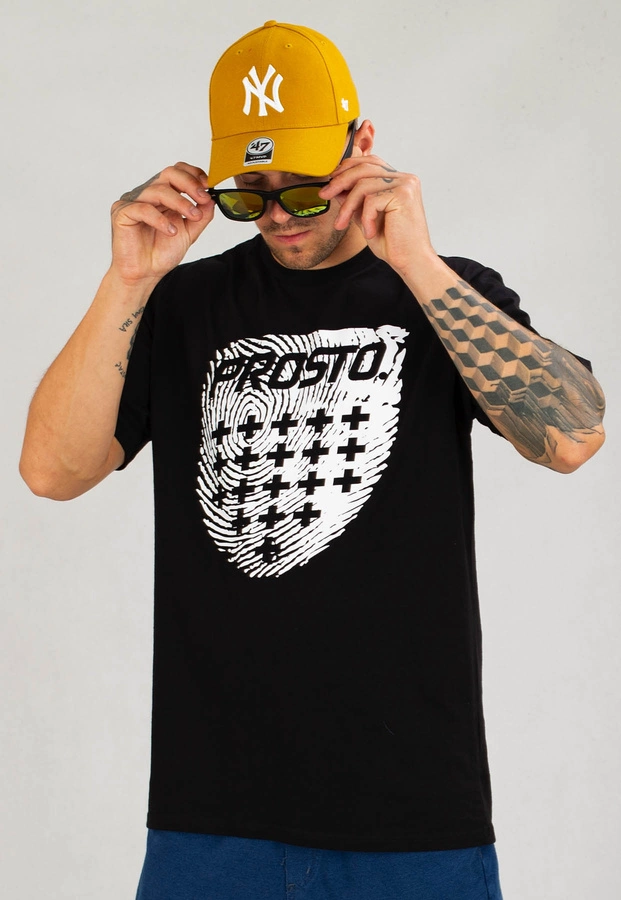 T-shirt Prosto Finger czarny