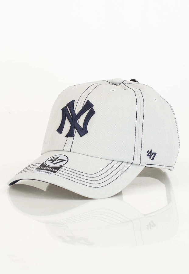 Czapka 47 Brand MLB New York Yankees Contrast Stitch ’47 CLEAN UP BCPTN-CONCU17GWS-GY15